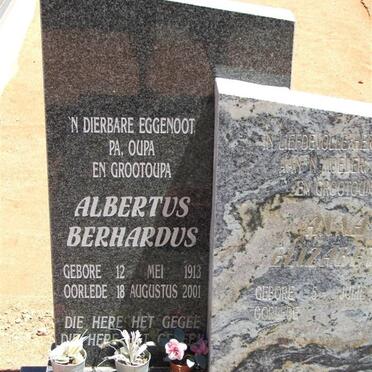 MOSTERT Albertus Berhardus 1913-2001