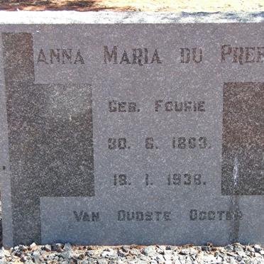 PREEZ Anna Maria, du nee Fourie 1863-1938