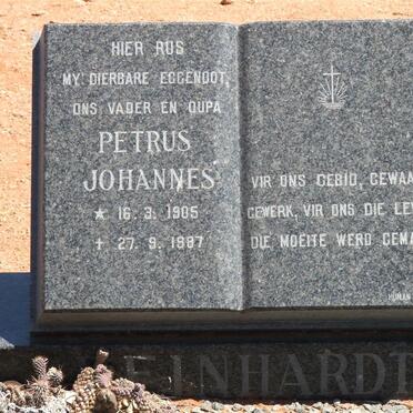 REINHARDT Petrus Johannes 1905-1987