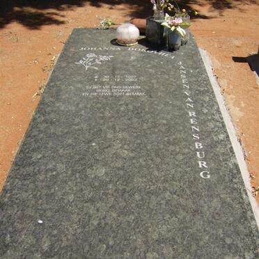 RENSBURG Johanna Dorothea, Jansen van 1907-2003