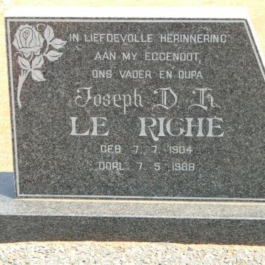 RICHE Joseph D.K., le 1904-1988 &amp; Cecilia M. 1912-1992