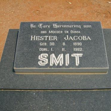 SMIT Hester Jacoba 1890-1982