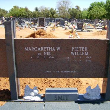 SMIT Pieter Willem 1943-2003 &amp; Margaretha W. NEL 1944-