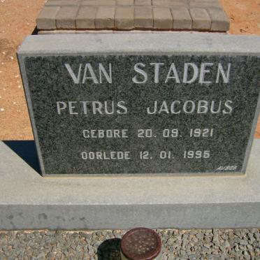 STADEN Petrus Jacobus, van 1921-1995