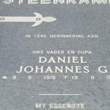 STEENKAMP Daniël Johannes G. 1916-1997