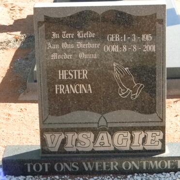 VISAGIE Hester Francina 1915-2001