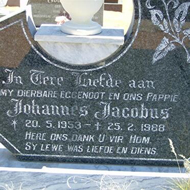 WESTHUIZEN Johannes Jacobus, van der 1953-1988