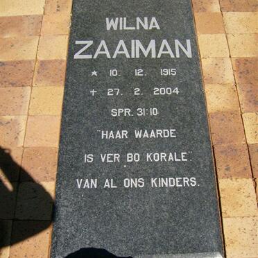 ZAAIMAN Wilna 1915-2004