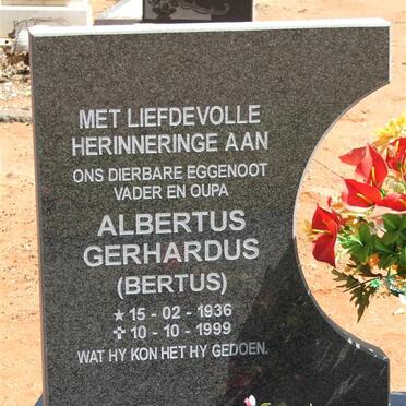 ZYL Albertus Gerhardus, van 1936-1999