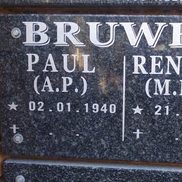 BRUWER A.P. 1940- & M.R.M. 1941-