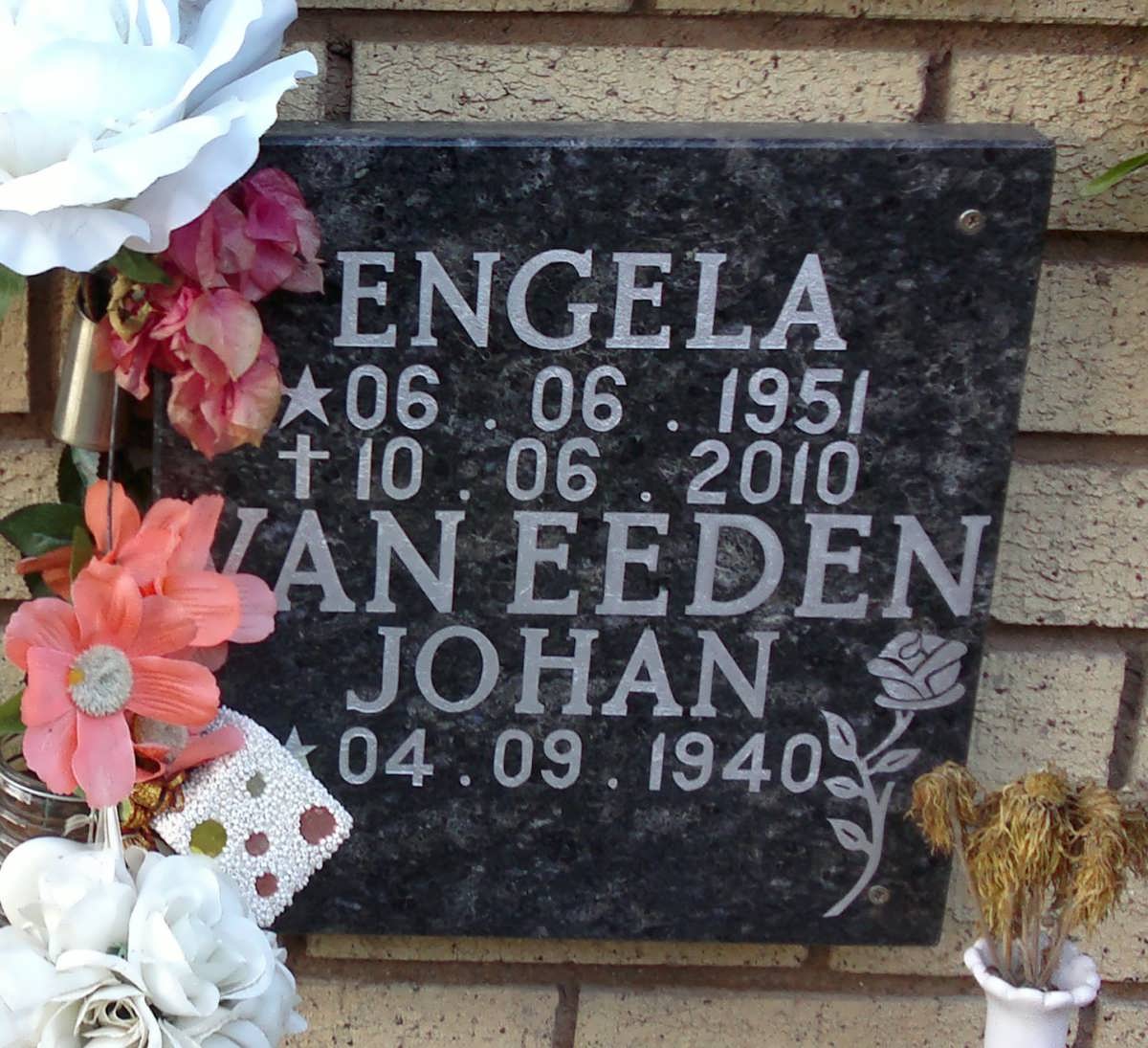 EEDEN Johan, van 1940- & Engela 1951-2010