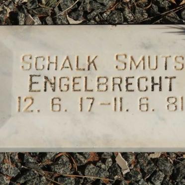 ENGELBRECHT Schalk Smuts 1917-1981