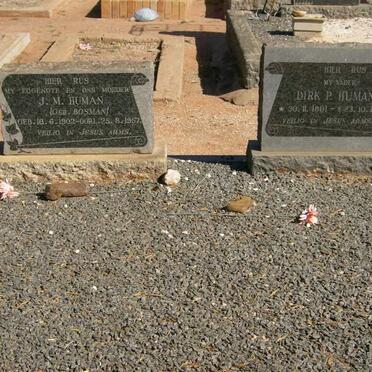 HUMAN Dirk P. 1891-1971 &amp; J.M. BOSMAN 1902-1957