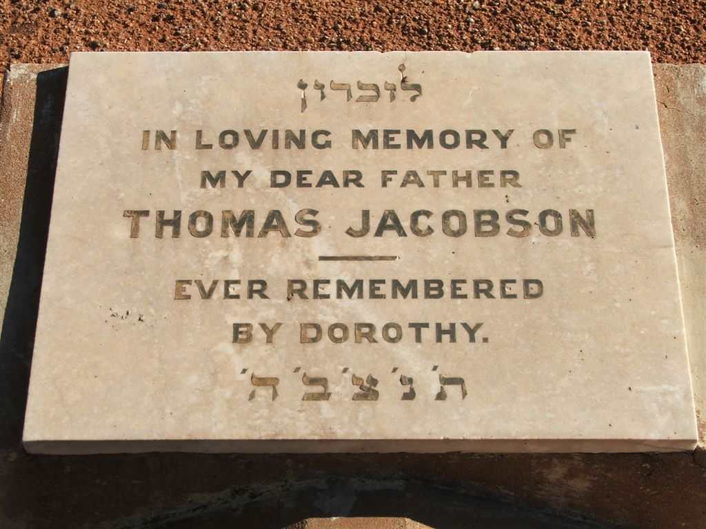 JACOBSON Thomas -1946