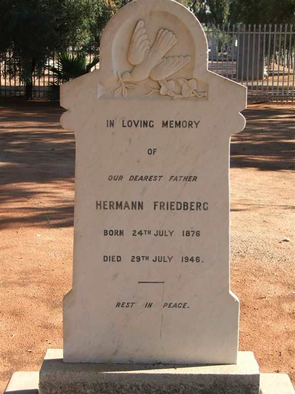 FRIEDBERG Hermann 1876-1946