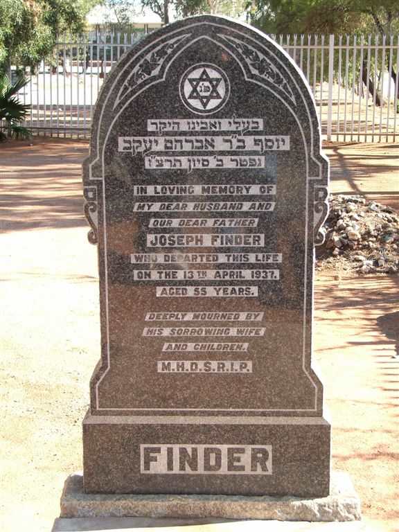 FINDER Joseph -1937