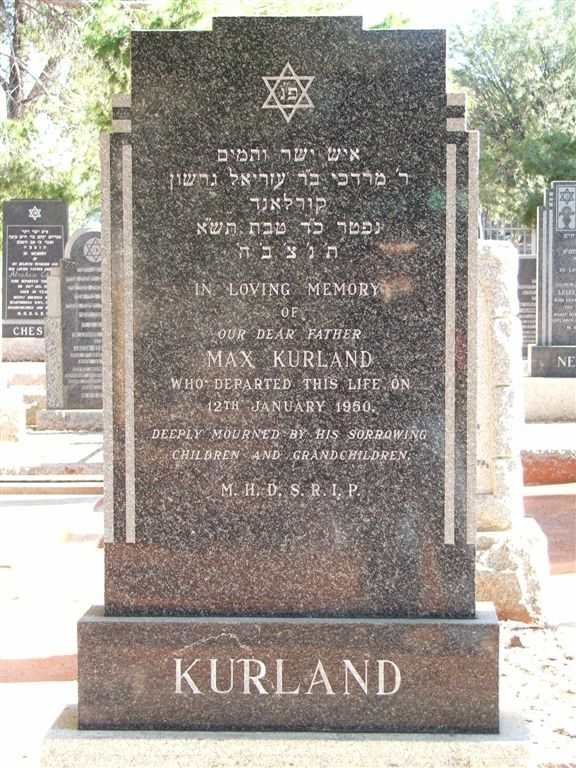 KURLAND Max -1950