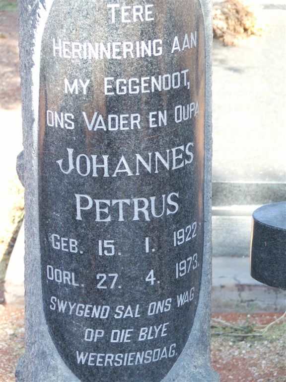 LOUW Johannes Petrus 1922-1973