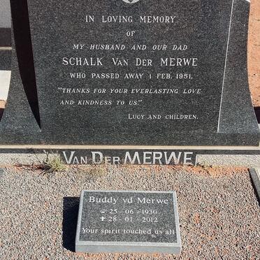 MERWE Schalk, van der -1951 :: VAN DER MERWE Buddy 1930-2012