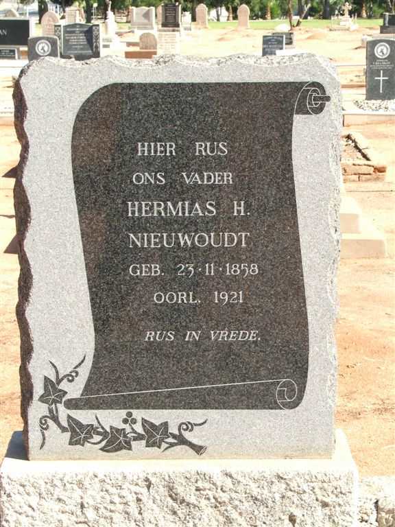 NIEWOUDT Hermias H. 1858-1921