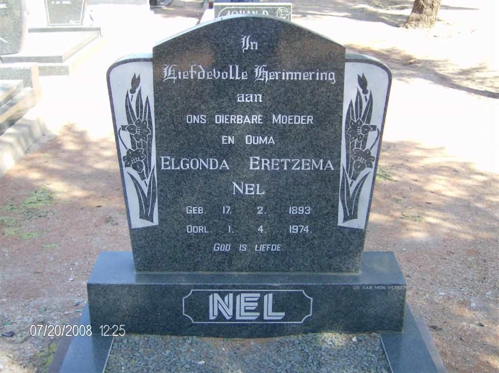 NEL Elgonda Eretzema 1893-1974