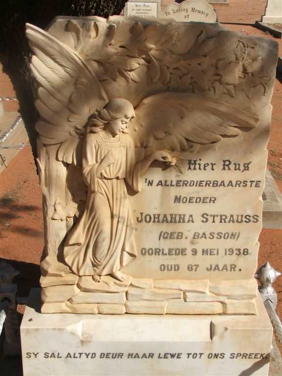 STRAUSS Johanna BASSON -1938