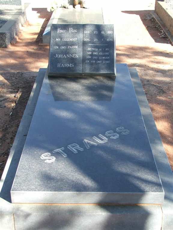 STRAUSS Johannes Harms 1910-1970
