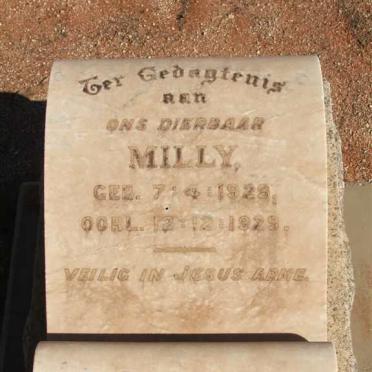 ? Milly 1929-1929