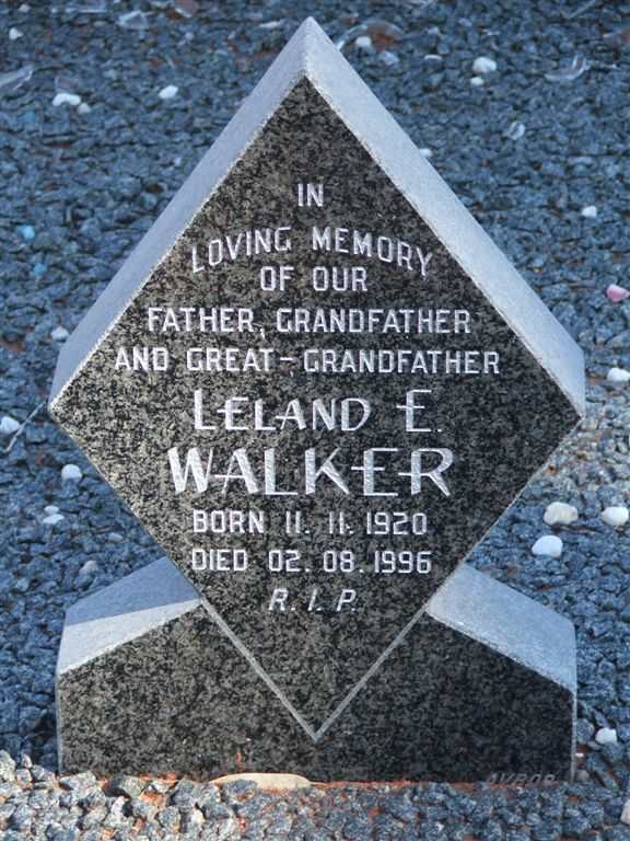 WALKER Leland E. 1920-1996