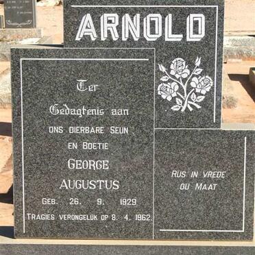 ARNOLD George Augustus 1929-1962