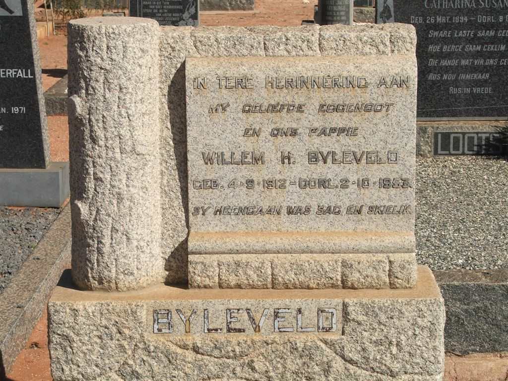 BYLEVELD Willem H. 1912-1953
