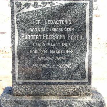 BOSCH Burgert Ebersöhn 1927-1948