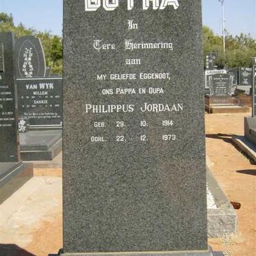 BOTHA Philippus Jordaan 1914-1973