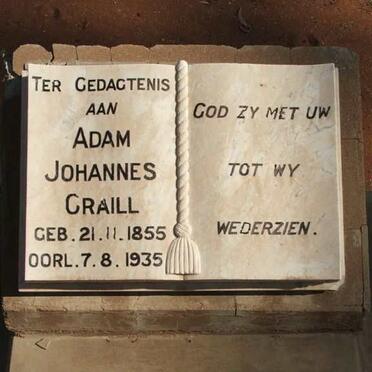 CRAILL Adam Johannes 1855-1935
