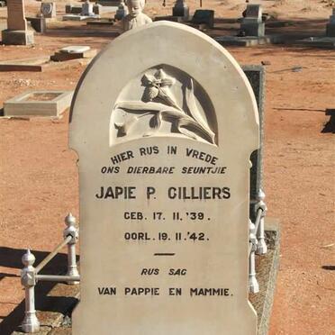 CILLIERS Japie P. 1939-1942