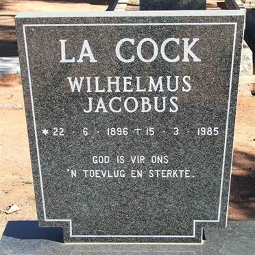 COCK Wilhelmus Jacobus, la 1896-1985