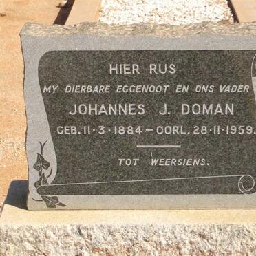 DOMAN Johannes J. 1884-1959