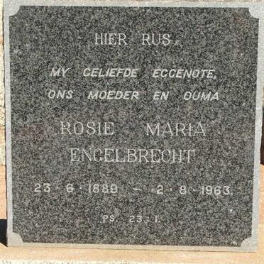 ENGELBRECHT Rosie Maria 1889-1963