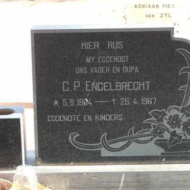 ENGELBRECHT C. P. 1904-1967 &amp; H.M. 1906-1975