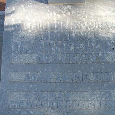 HEERDEN J. C., van nee DE KOCK 1898-1940