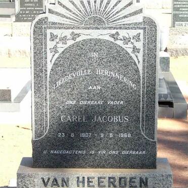 HEERDEN Carel Jacobus, van 1907-1968