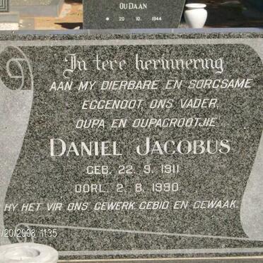 JOSLING Daniel Jacobus 1911-1990 &amp; Jacomina Hendrina STEYN 1907-2004