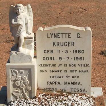 KRUGER Lynette G. 1960-1961