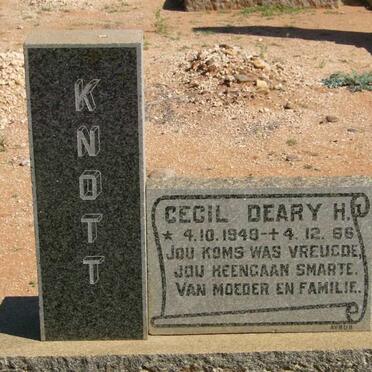 KNOTT Cecil Deary H. 1948-1966