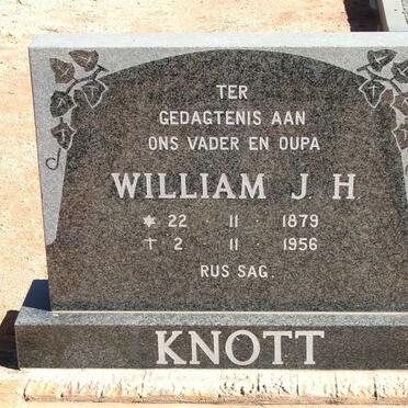 KNOTT William J.H. 1879-1956