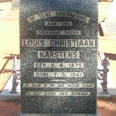 KARSTENS Louis Christiaan 1875-1941