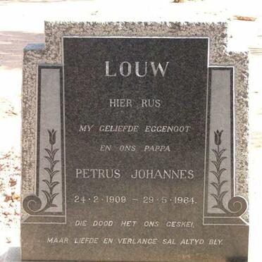 LOUW Petrus Johannes 1909-1964