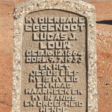 LOUW Lucas J. 1864-1953