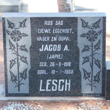 LESCH Jacob A. 1910-1968