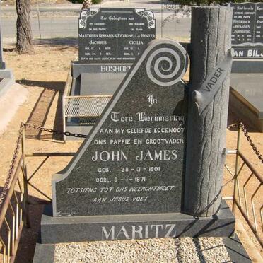MARITZ John James 1901-1971